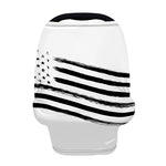 White And Black American Flag Print Baby Seat Cover