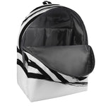 White And Black American Flag Print Backpack