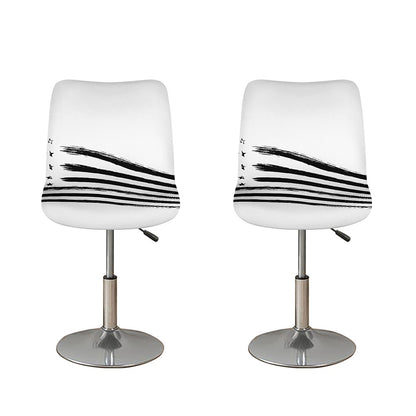 White And Black American Flag Print Bar Stool Covers