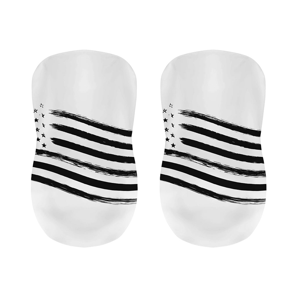 White And Black American Flag Print Bar Stool Covers