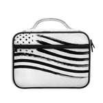 White And Black American Flag Print Briefcase Bible Bag