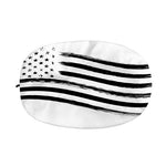 White And Black American Flag Print Car Side Mirror Covers