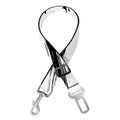 White And Black American Flag Print Dog Seat Belt