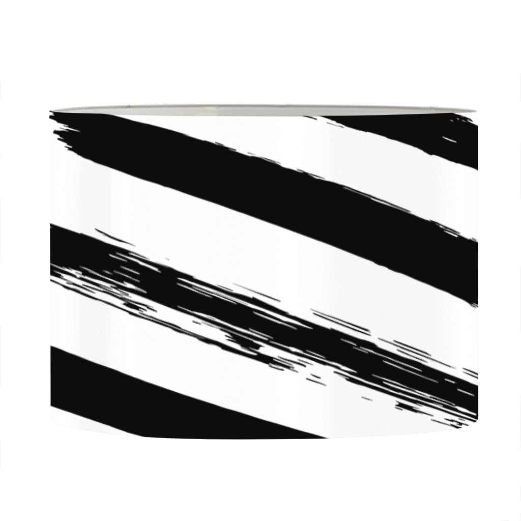 White And Black American Flag Print Drum Lamp Shade