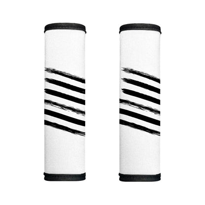 White And Black American Flag Print Handle Covers