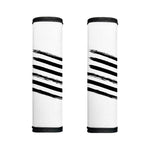 White And Black American Flag Print Handle Covers