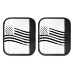 White And Black American Flag Print Handle Covers