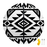 White And Black Aztec Pattern Print Basketball