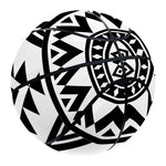 White And Black Aztec Pattern Print Basketball