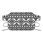 White And Black Aztec Pattern Print Car Windshield Snow Cover