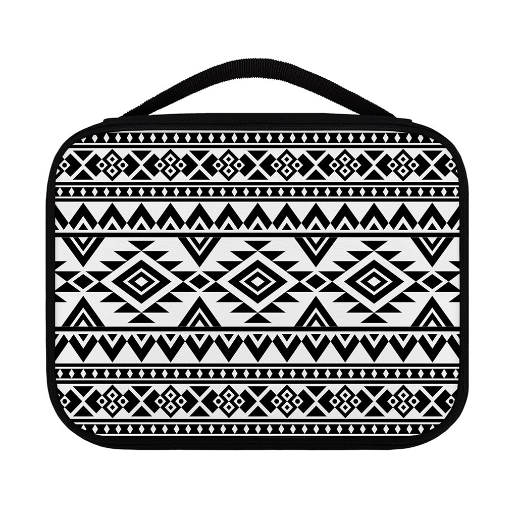 White And Black Aztec Pattern Print Classic Bible Case
