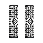 White And Black Aztec Pattern Print Handle Covers