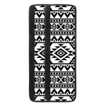 White And Black Aztec Pattern Print Refrigerator Handle Covers