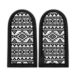 White And Black Aztec Pattern Print Skillet Handle Cover