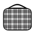White And Black Border Tartan Print Classic Bible Case