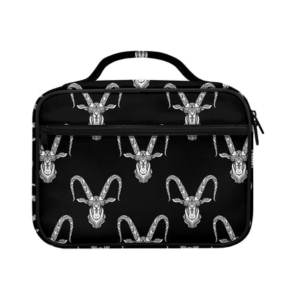 White And Black Capricorn Sign Print Briefcase Bible Bag