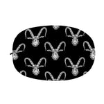 White And Black Capricorn Sign Print Car Side Mirror Covers