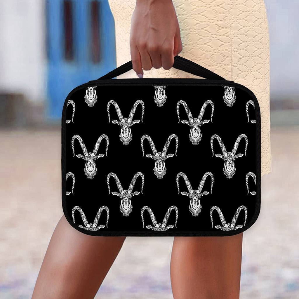 White And Black Capricorn Sign Print Classic Bible Case