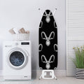 White And Black Capricorn Sign Print Ironing Board Cover