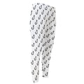 White And Black Fishing Hooks Print Men's Compression Pants