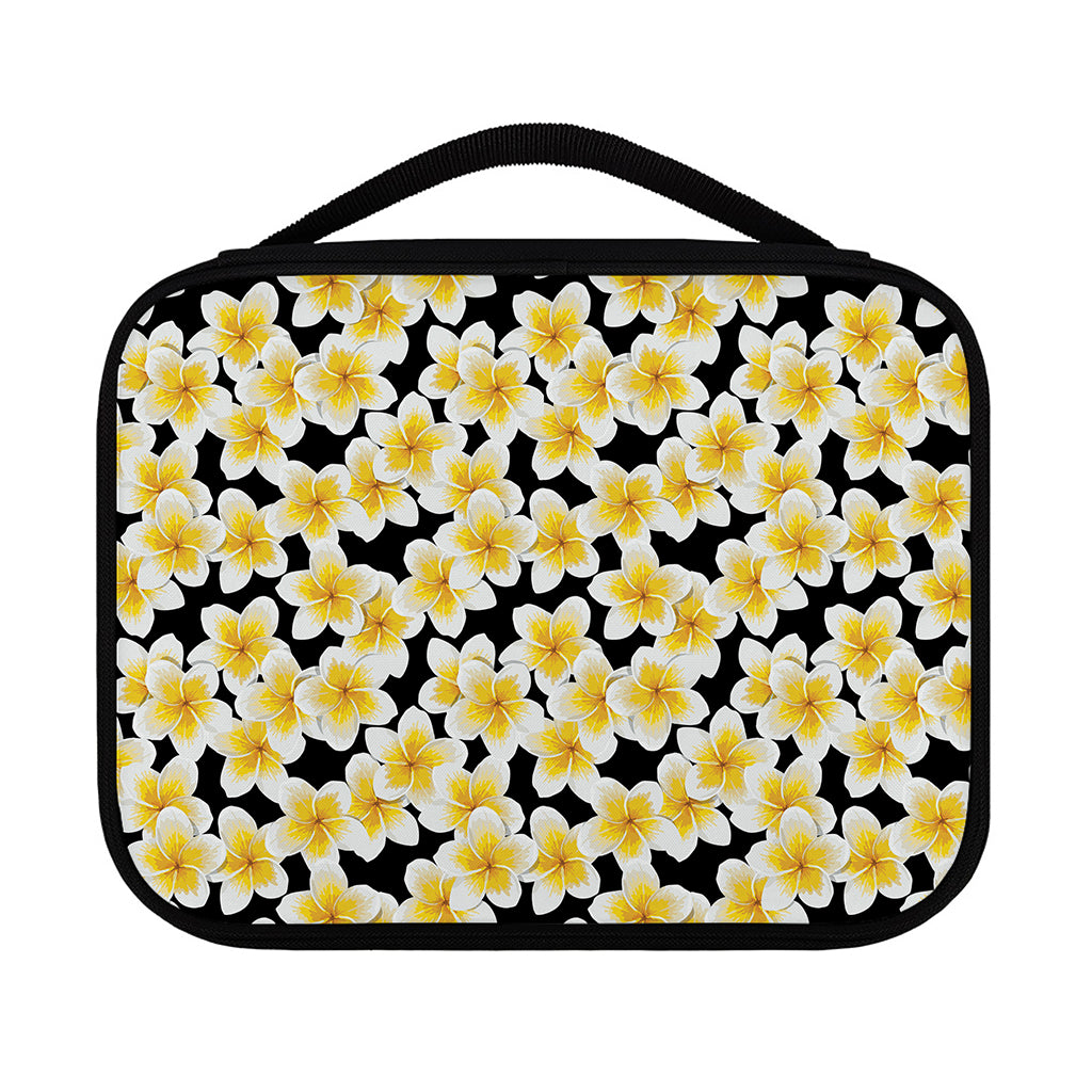 White And Black Frangipani Pattern Print Classic Bible Case
