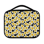 White And Black Frangipani Pattern Print Classic Bible Case