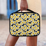 White And Black Frangipani Pattern Print Classic Bible Case