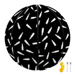 White And Black Gun Bullet Pattern Print Basketball