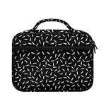 White And Black Gun Bullet Pattern Print Briefcase Bible Bag