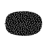 White And Black Gun Bullet Pattern Print Car Side Mirror Covers