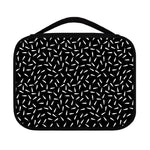 White And Black Gun Bullet Pattern Print Classic Bible Case