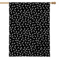 White And Black Gun Bullet Pattern Print House Flag