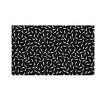 White And Black Gun Bullet Pattern Print Polyester Flag