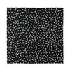 White And Black Gun Bullet Pattern Print Silk Bandana