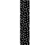 White And Black Gun Bullet Pattern Print Table Runner