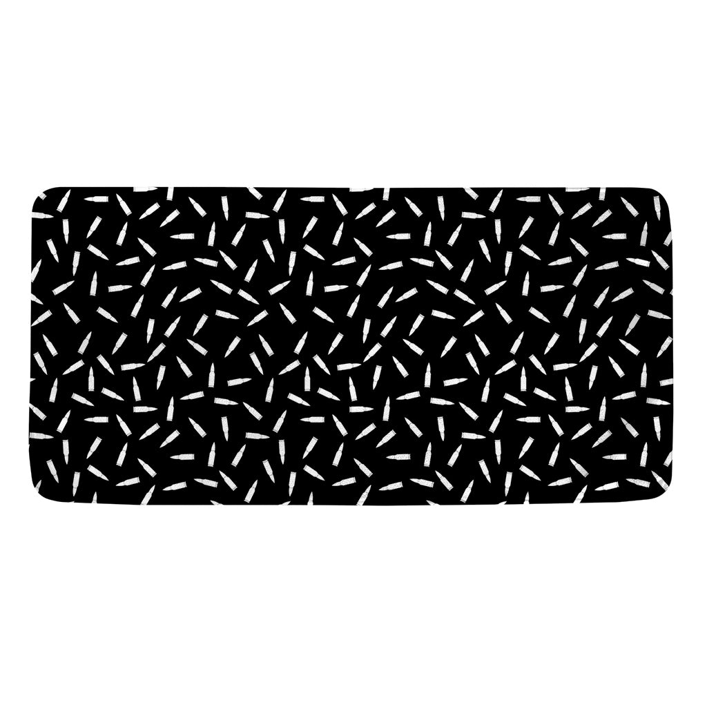 White And Black Gun Bullet Pattern Print Towel