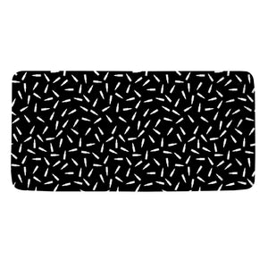 White And Black Gun Bullet Pattern Print Towel