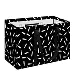 White And Black Gun Bullet Pattern Print Utility Tote Bag