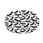 White And Black Halloween Bat Print Car Side Mirror Covers