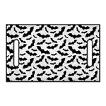 White And Black Halloween Bat Print Golf Cart Seat Cover