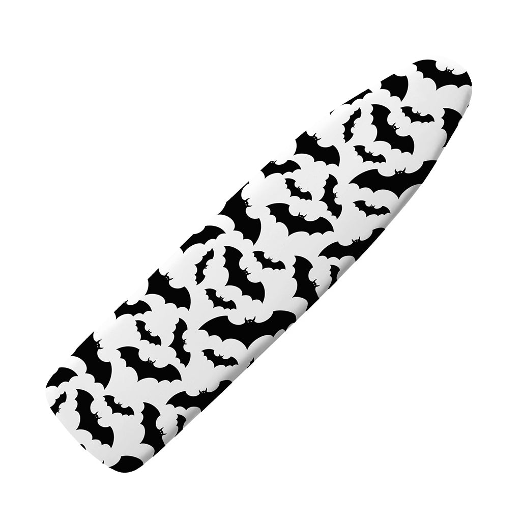 White And Black Halloween Bat Print Ironing Board Cover