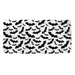 White And Black Halloween Bat Print Towel