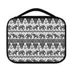 White And Black Indian Elephant Print Classic Bible Case