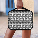 White And Black Indian Elephant Print Classic Bible Case