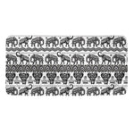 White And Black Indian Elephant Print Towel