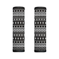 White And Black Knitted Pattern Print Handle Covers