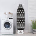 White And Black Knitted Pattern Print Ironing Board Cover
