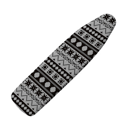 White And Black Knitted Pattern Print Ironing Board Cover