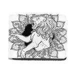 White And Black Leo Sign Print Bifold Wallet