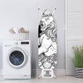 White And Black Leo Sign Print Ironing Board Cover